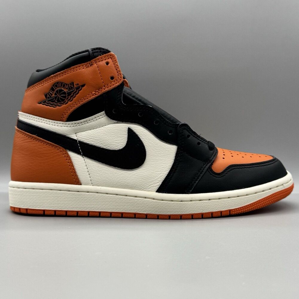 Air Jordan 1 Retro High OG Shattered Backboard 2025 Mens Size 9.5 Starfish Black